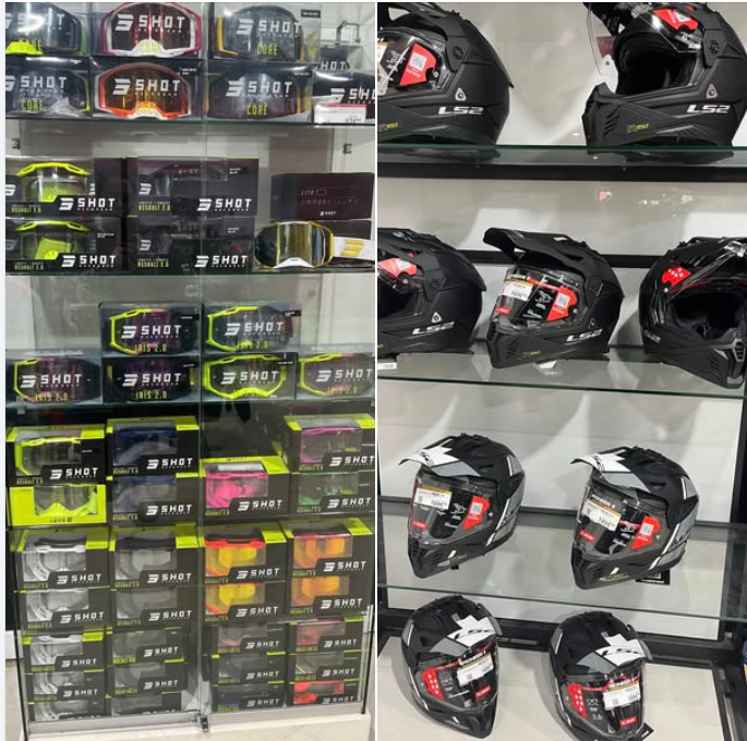 Nouveautés - lunettes SHOT et casques LS2